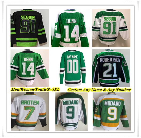 

Jason Robertson Hockey Jersey Joe Pavelski Jamie Benn Matt Duchene Roope Hintz Tyler Seguin Mason Marchment Mike Modano Miro Heiskanen Wyatt Johnston STAR Suter KID, Army green