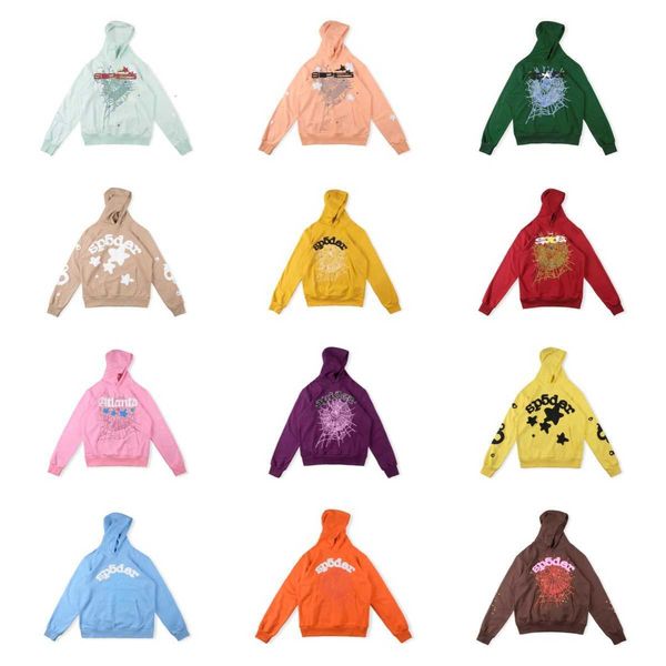 

Tracksuit Men 555 Hoodie Spider Hoodies Sp5der hoodie Designer hoodies Women Young Thug Star Same 555555 Printed High Quality Spider Web Men's and Women's Sweater Hat, 13