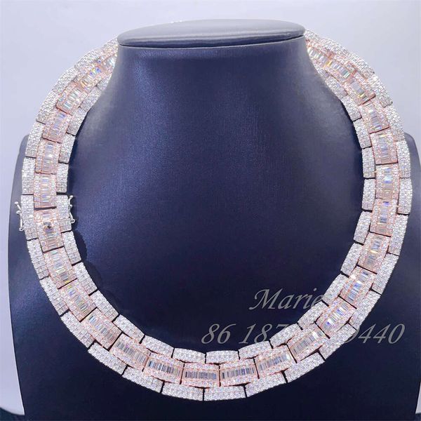 

Necklace Vvs Hip Hop Jewelry Moissanite Cuban Chain