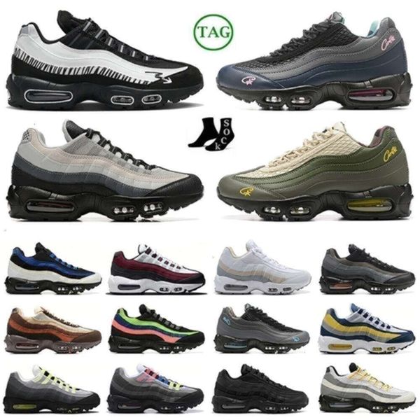 

Top Quality Og 95 Sneaker Outdoor Running Shoes Mens Womens Amaxs 95s Sports Sequoia Prep School Sketch Aegean Storm Reflective Safari Neon Fashion Trainers Size 12, A44 black neon 40-46