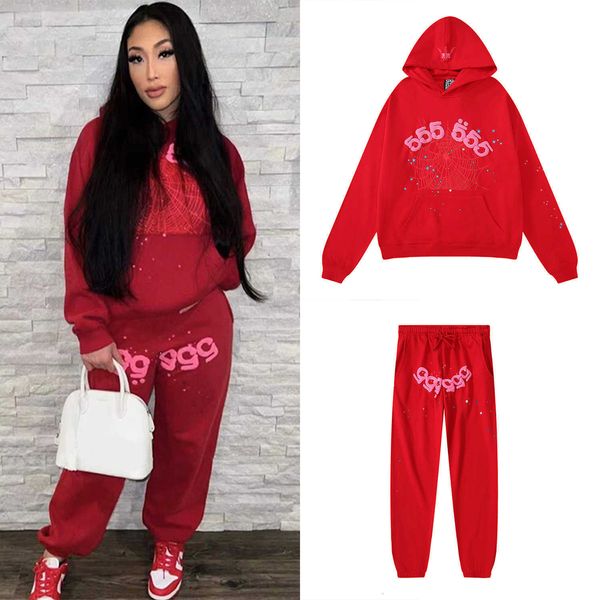 

Tracksuit Men 555 Hoodie Spider Hoodies Sp5der hoodie Designer hoodies Women sp5der 555555 Star Same spider Web Foam Letter Loose Casual Hoodie Sweater Autumn, Red 8205