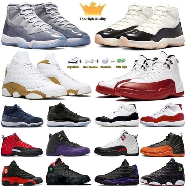 

Jumpman 11 12 13 Mens Basketball Shoes 11s 12s 13s Cool Gratitude Neapolitan Dmp Wheat Red Taxi Court Purple Men Women Trainers Sports Sneakers, Color#20