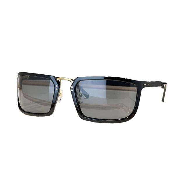 

New Simple Designer Mens Womens A11 11 Retro Sunglasses Curved Frame Uv400 Protective Black Frames Dark Grey Lenses Come with Original Case