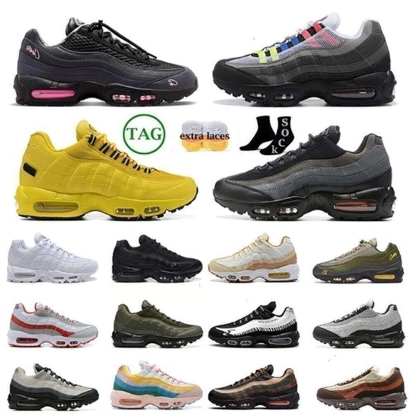 

Top Quality Classic Og Mens Trainers Maxs 95 Runner Running Shoes 95s Pink Beam Sports Outdoor Black White Anatomy of Sketch Neon Tour Yellow Designer Sneakers, B24 olive reflective 40-46