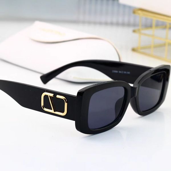 

designer for glasses popular letter sunglasses women eyeglasses fashion Metal Sun Glasses with box 4color