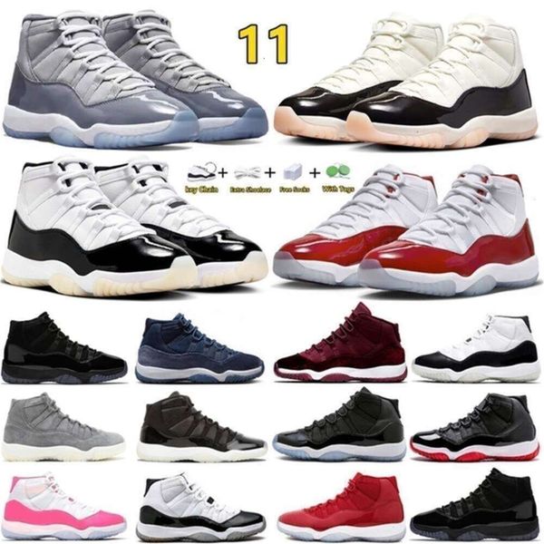 

Jumpman 11 Neapolitan 11s Mens Basketball Shoes Cool Gratitude Red Velvet Midnight Navy Cap and Gown Yellow Snakeskin Men Women Trainers Sports Sneakers, Beige