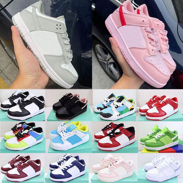 

Designer Kids Baby Shoes For Boys Girls Sports Black White Chunky Low Cows Trainers Boy And Girl Athletic Outdoor Sneakers Children EUR 22-35, 10