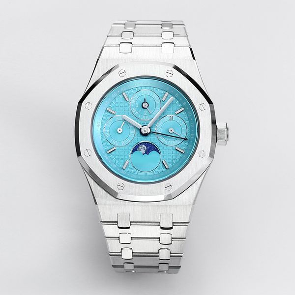

designer mens watch 44MM automatic watch blue dial stainless steel case strap Auto Date luxury mens watch A luminous P watch Montre De Luxe watches designer watches