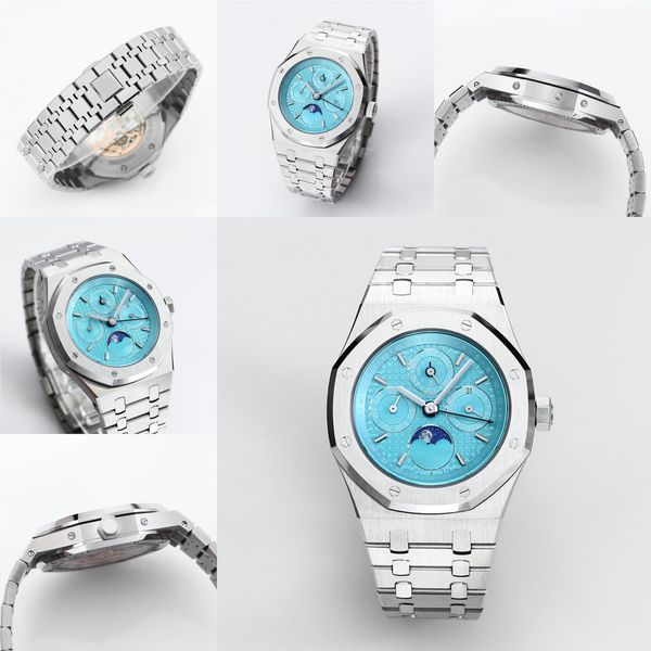 

Designer mens watch 44MM automatic watch blue dial stainless steel case strap Auto Date luxury mens watch A luminous P watch Montre De Luxe watches Jason 007