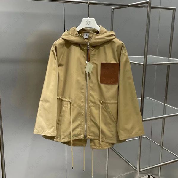 

Womens Jacket 24FW Fashion Windbreaker Jackets Coat Outwears Spring and Autumn Female Short Trench Tops Size -L di_girl D_girl, L1