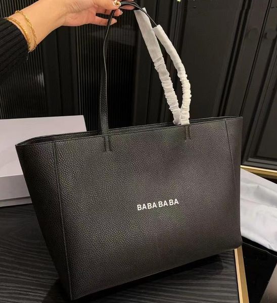 

Shoulder Bags tote Women shopping bags Everyday ba leather shoulder bag tote Timeless single-sided Real handbag A1, Trumpet/19*22cm