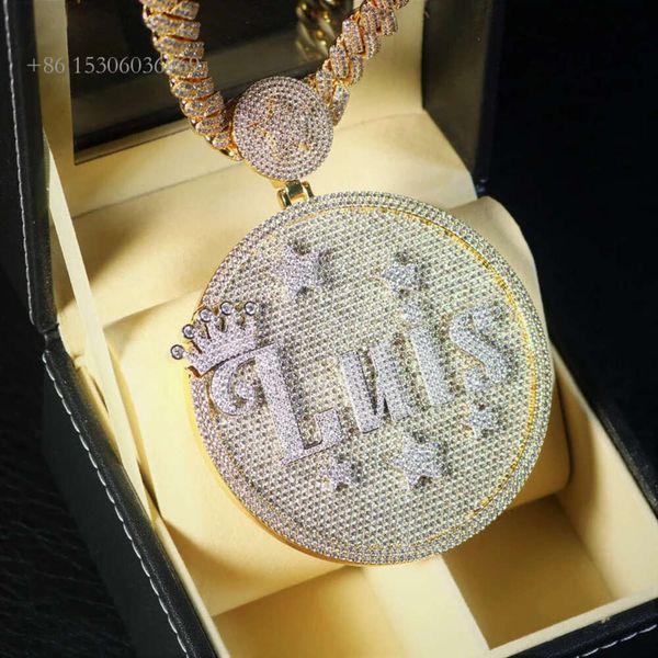 

Masterrocks Jewelry Sterling Sier Passes Diamond Tester Custom Moissanite Pendant