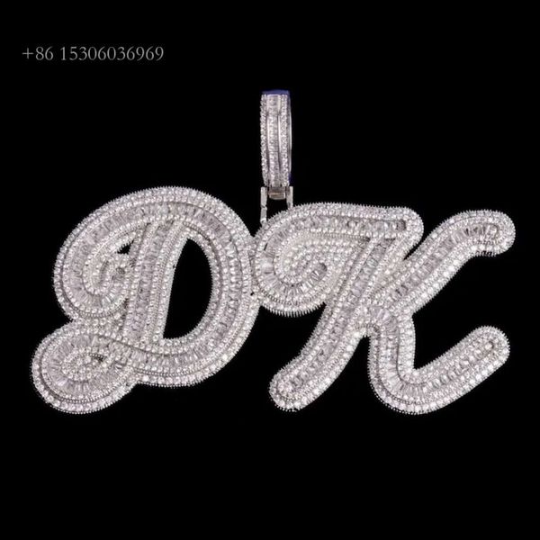 

Hiphop Jewelry Sterling Sier Iced Out Custom Moissanite Pendant
