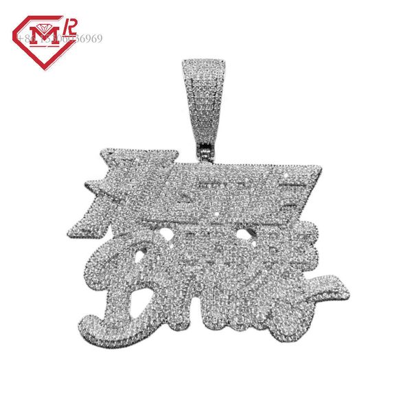 

Custom Bling Iced Out Sterling Sier Hiphop Moissanite Pendant