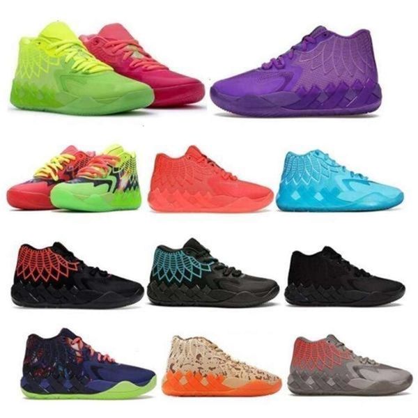 

Basketball Melo Shoes Lamelo Ball Mb 1 Mb.01 01 Lameloball Lamelos Rick and Galaxy Green Buzz 2023 Men Man Trainer Sneaker Size 7 - 12, Black