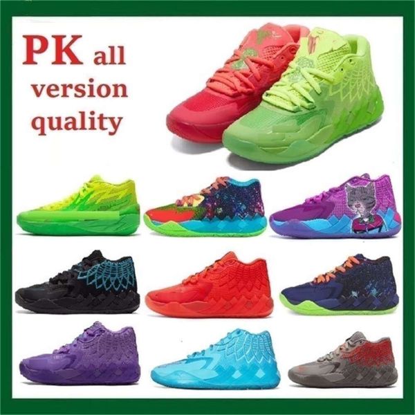 

High Quality Lamelo Ball Shoes Mb2 of Mens Basketballs Shoes Lemelo Mb 1 Rick and Morty of Melo Basketball Shoes Melos Mb 2 Low Sneakers Shoe for Kids Trainers, Color#5