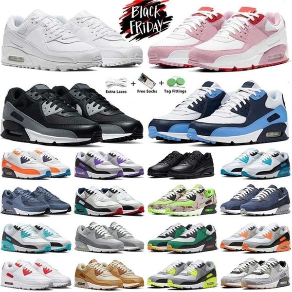 

90 90s Men Women Shoes Unc Triple White Gum Black Usa Valentines Day Red Obsidian Swingman Shimmer Hyper Camo Shimmer Royal Trainers Sports Sneakers 36-46, Color#14