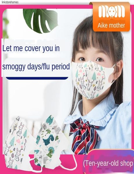 

japanese greennose green nose disposable baby mask for boys and girls dustproof breathable 138 years old4949989, Blue