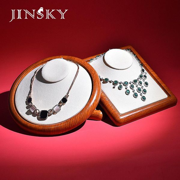 

jeans microfiber jewelry props necklace holder flat neck pendant portrait model jewelry window jewelry organizer, Blue