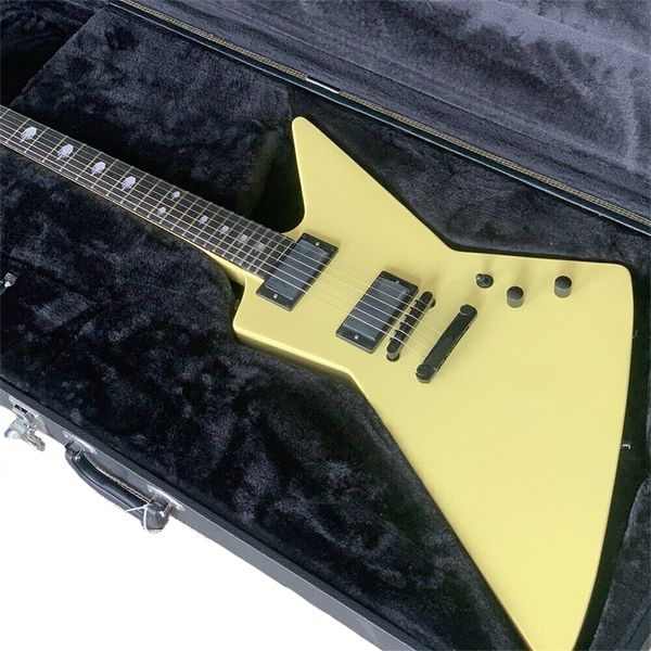 

factory customized 6trings electric guitar with yellow color