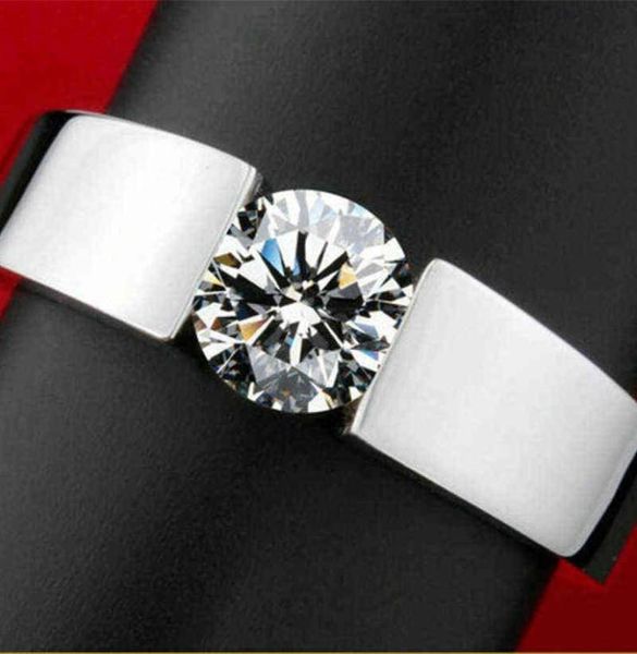 

huitan prsent ring band silver plated rose gold color with cz channel setting for office ladies new year039s gift girl9030996