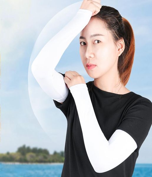 

1pcs breathable sports cycling arm protector quick dry uv protection running arm sleeves basketball elbow pad fitness armguards3937002, Black;gray