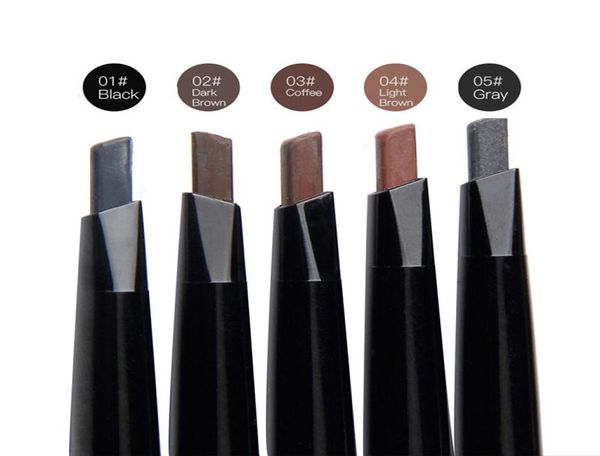 

eyebrow enhancers pencil 12 pcs a box cosmetic tool waterproof double rotate automatically makup avoide cut color super packing6766104