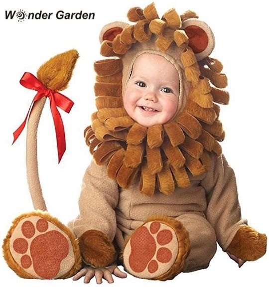 

wonder garden infant toddler baby girls cute little lion animal halloween cosplay costume purim holiday costume7874018, Blue