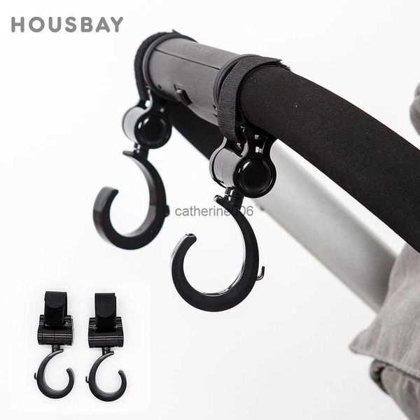 

2pcs hooks for baby stroller multi purpose baby stroller accessories rotate 360 degree hook pram organizer bag hanger new l230625