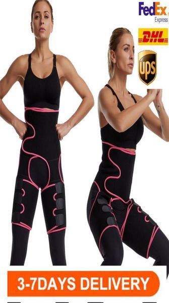 

us waist trainer 3in1 thigh trimmers with bulifter body shaper arm belt for waist support sport workout sweat bands3732901