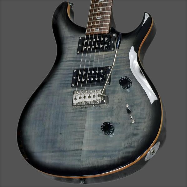 

prs se se custom24 beveled chacoal burst electric guitar