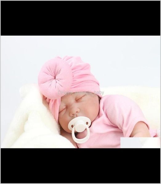 

hair accessories baby toddler kids rose bowknot soft cotton blend hat caps clothes accessories christmas birthday gift 12 colors i7729030