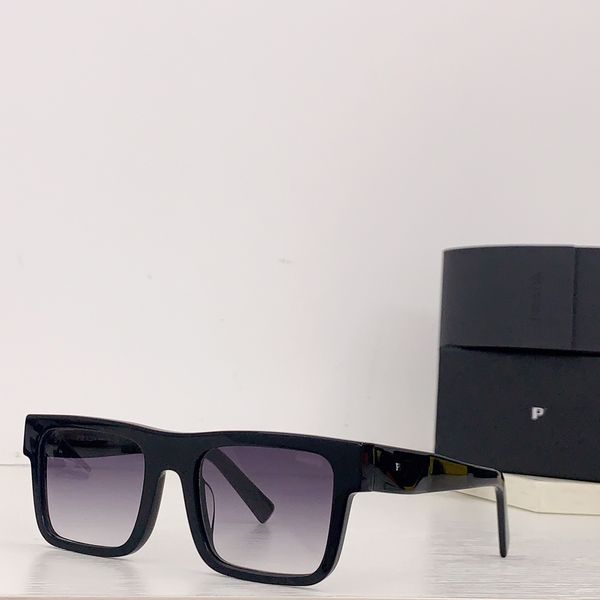 

large box designer logo p sunglasses for men and women, board leopard print color glasses, sun protection, gradient color sunglasses, White;black