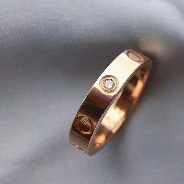 

love rings ring couple titanium steel diamond fashion street classic man women luxurious designer gift letter c gold rose silver non fading