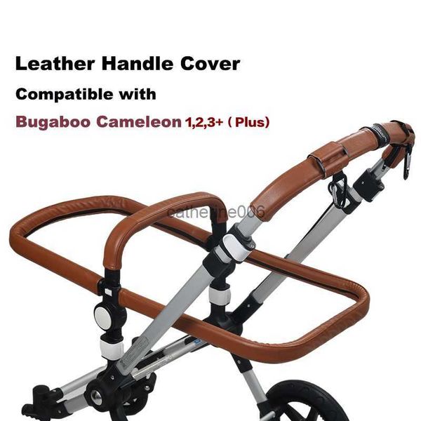 

strollers handle cover for bugaboo cameleon 1 2 3 / 3 plus pram pu leather case cover armrest bumber covers stroller accessories l230625