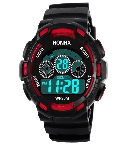 

children watch boys life waterproof digital led sports watch kids alarm date watch gift reloj digital hombre reloj deportivo9782434, Blue