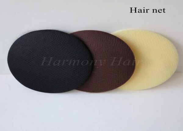 

50 pieceslot nylon hair nets color black brown and white hairnets is used for package curly hair and wig cap7459090