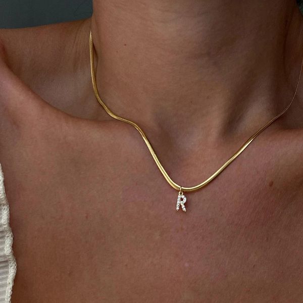 

bare chain soft snake bone necklace, Silver