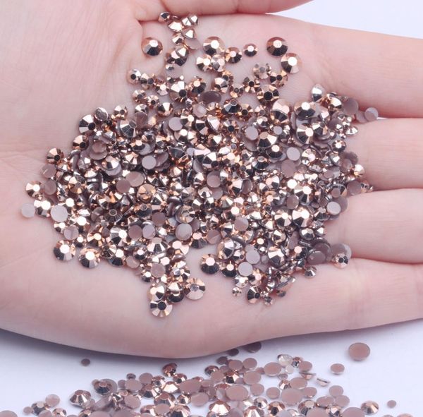 

nail artrhinestones amp 5001000pcs 2 6mm and mixed sizes copper resin rhinestones non fix glitter for nails art backpack diy3347680, Silver;gold
