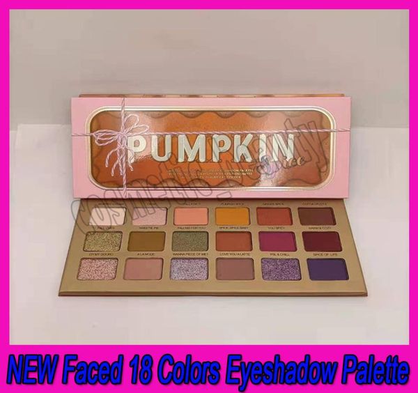 

new 18 colors eyeshadow palette to fac orange pumpkin color eyeshadow 2020 christmas limited high color rendering makeup8875822