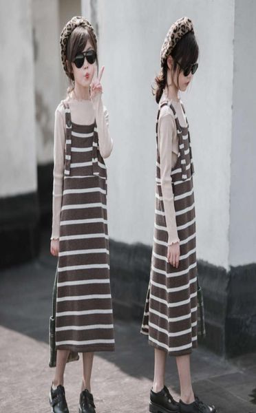 

girls039 dresses physical shooting autumn and winter middle school children039s woolen drs strap korean sle skirt9225723, Red;yellow