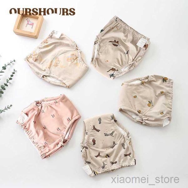 

cloth diapers 6 layer baby training pants cotton underpants waterproof cloth diapers reusable tools changing diapers pants infant underwearh