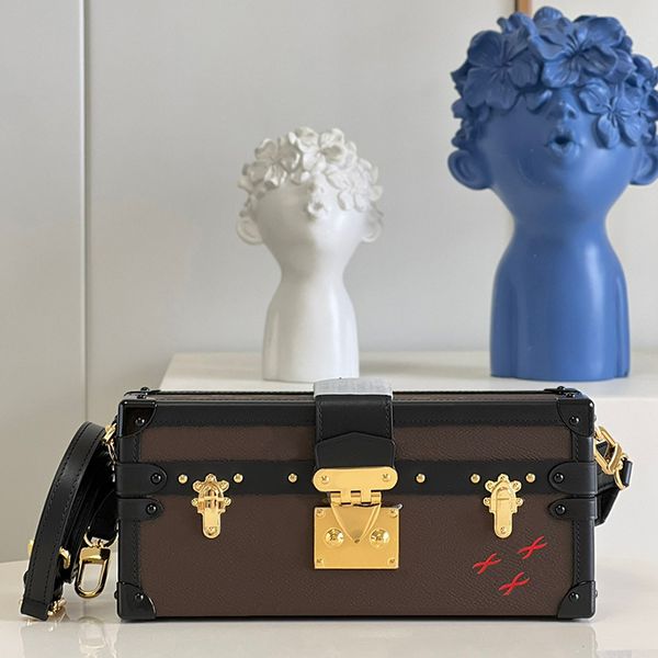 

counter quality designer shoulder bag luxury crossbody bag genuine leather handbag 27cm high imitation messenger bag with box zl170