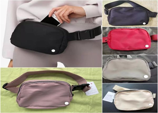 

ll luxurynew and new lu belt bag official models ladies sports waist bag outdoor messenger chest 1l capacity with brand logo1274471