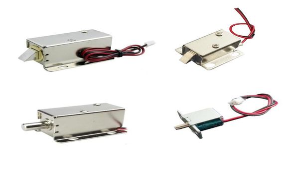 

12v 24v small electric cabinet lock draw bolt lock electric plugin electronic door electromagnetic express locker7013847