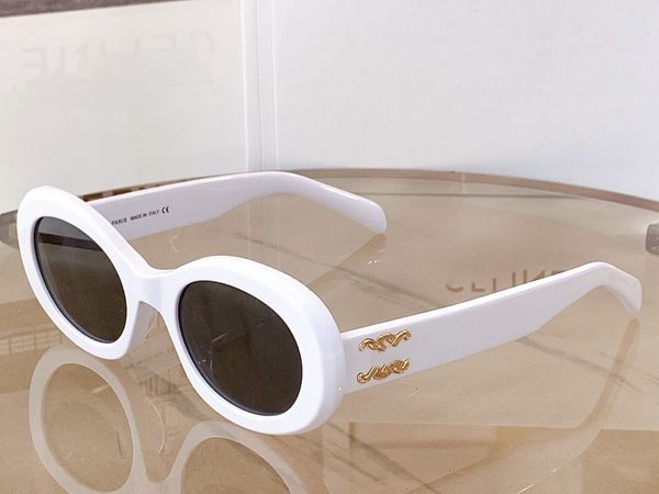 

blank sunglasses cl40194 triumphal arch women's and sugar oval sunglasses designer sunglasses for women mens fashionable classic eyegla, White;black