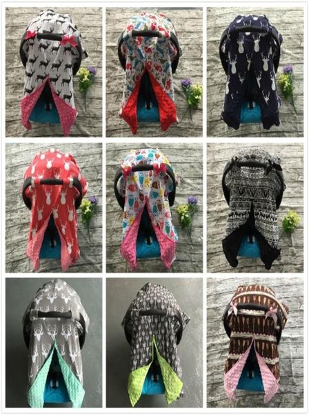 

cotton new car seat canopy infant children animal deer dinosaur owl carseat cover baby canopies 2012108566850