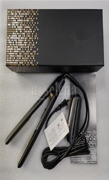 

v gold max hair straightener classic professional styler fast straighteners styling tool flat iron uk eu plug7885385, Black