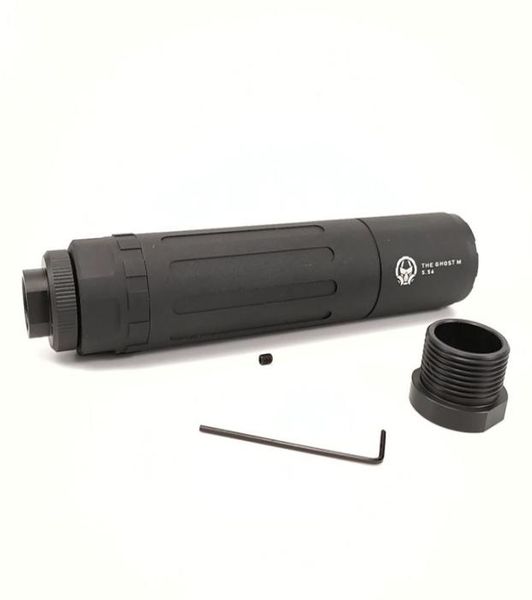 

tactical toy silenceco airsoft 14mm ccw thread metal the ghost m suppressor dummy for gel ball blaster airsoft aeg gbb decorate2793137846