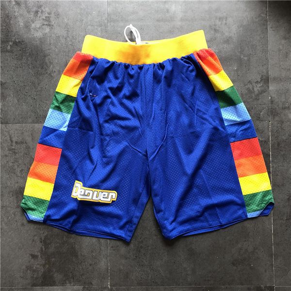 

rhbb men's shorts denver''nuggets''shorts men throwback basketball shorts pocket basketball jersey 27 jamal murray, White;black